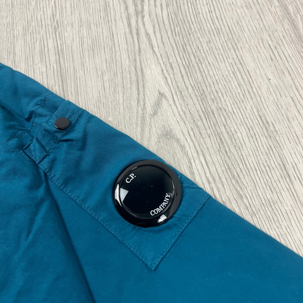CP Company Zip Overshirt - Ink Blue Castmark