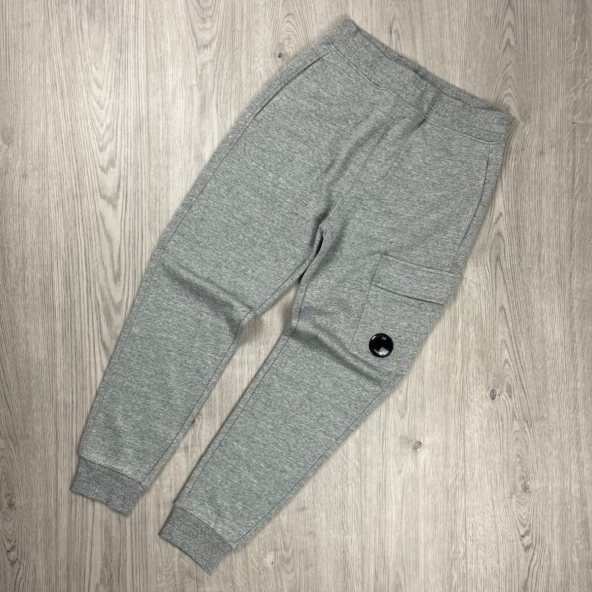 CP Company Raised Fleece Tracksuit - Grey Castmark