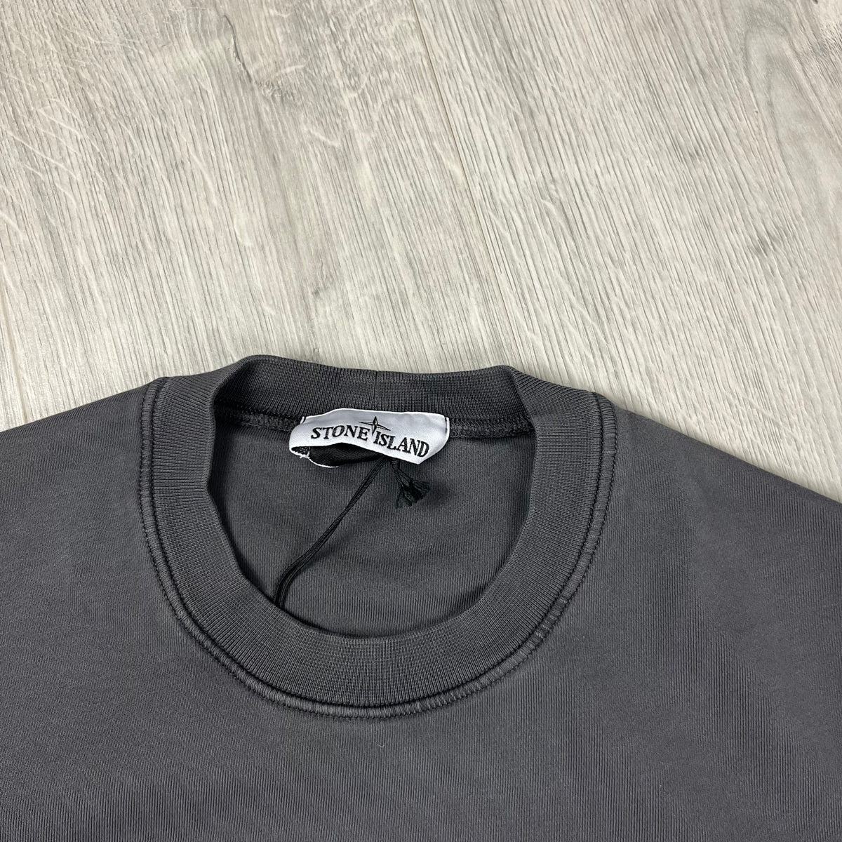 Stone Island Dyed Sweatshirt - Charcoal Castmark