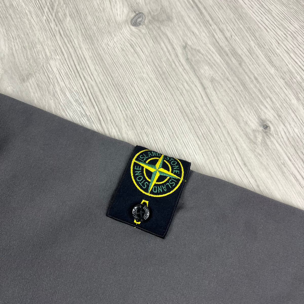 Stone Island Dyed Sweatshirt - Charcoal Castmark