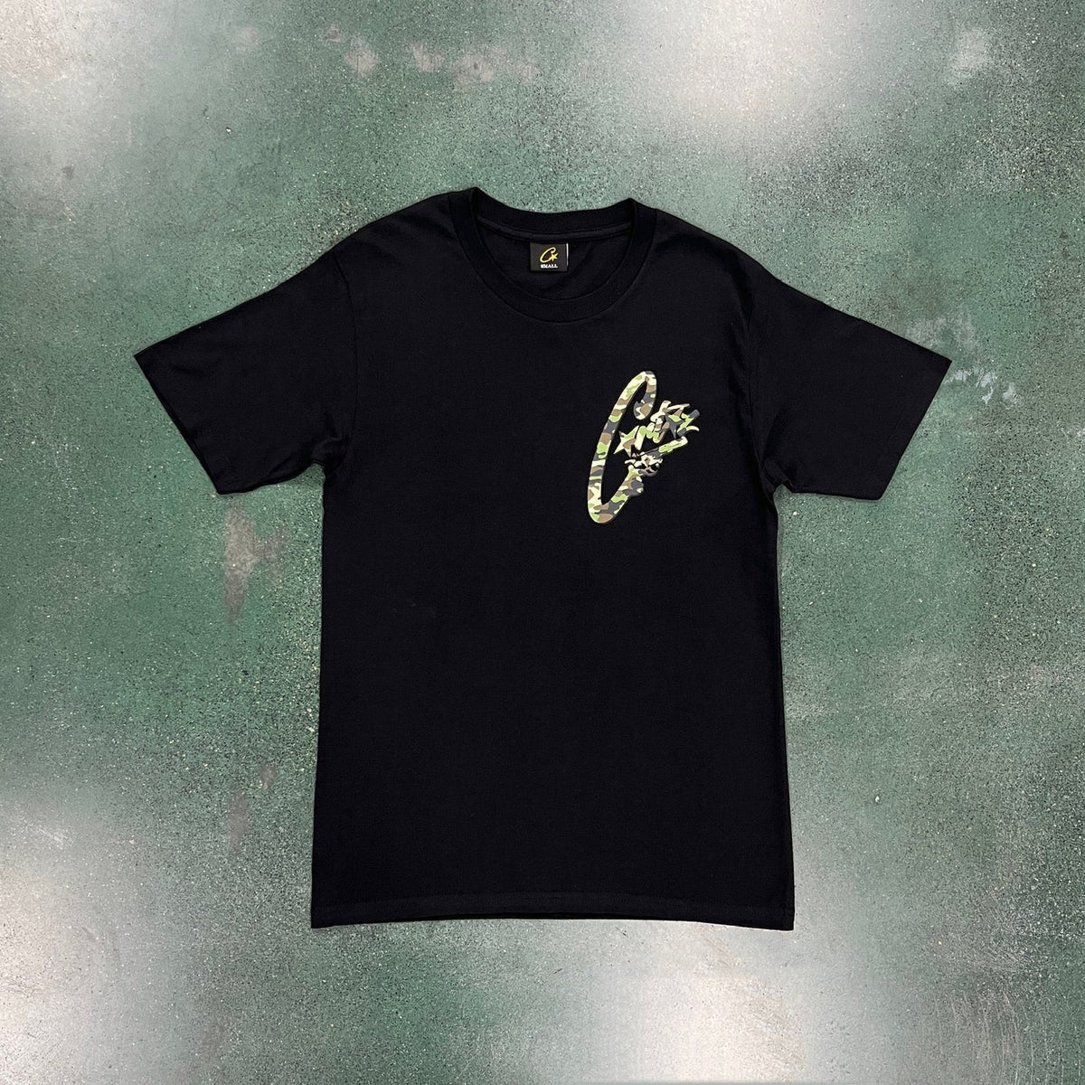 CORTEIZ Camo Gunslinger T-Shirt - Black/White