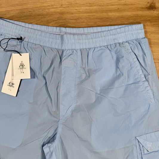 CP Company Chrome-R Cargo Shorts in Cerulean - Light Blue Castmark