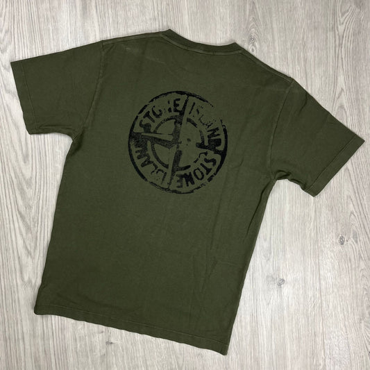 Stone Island Printed T-Shirt - Olive Castmark