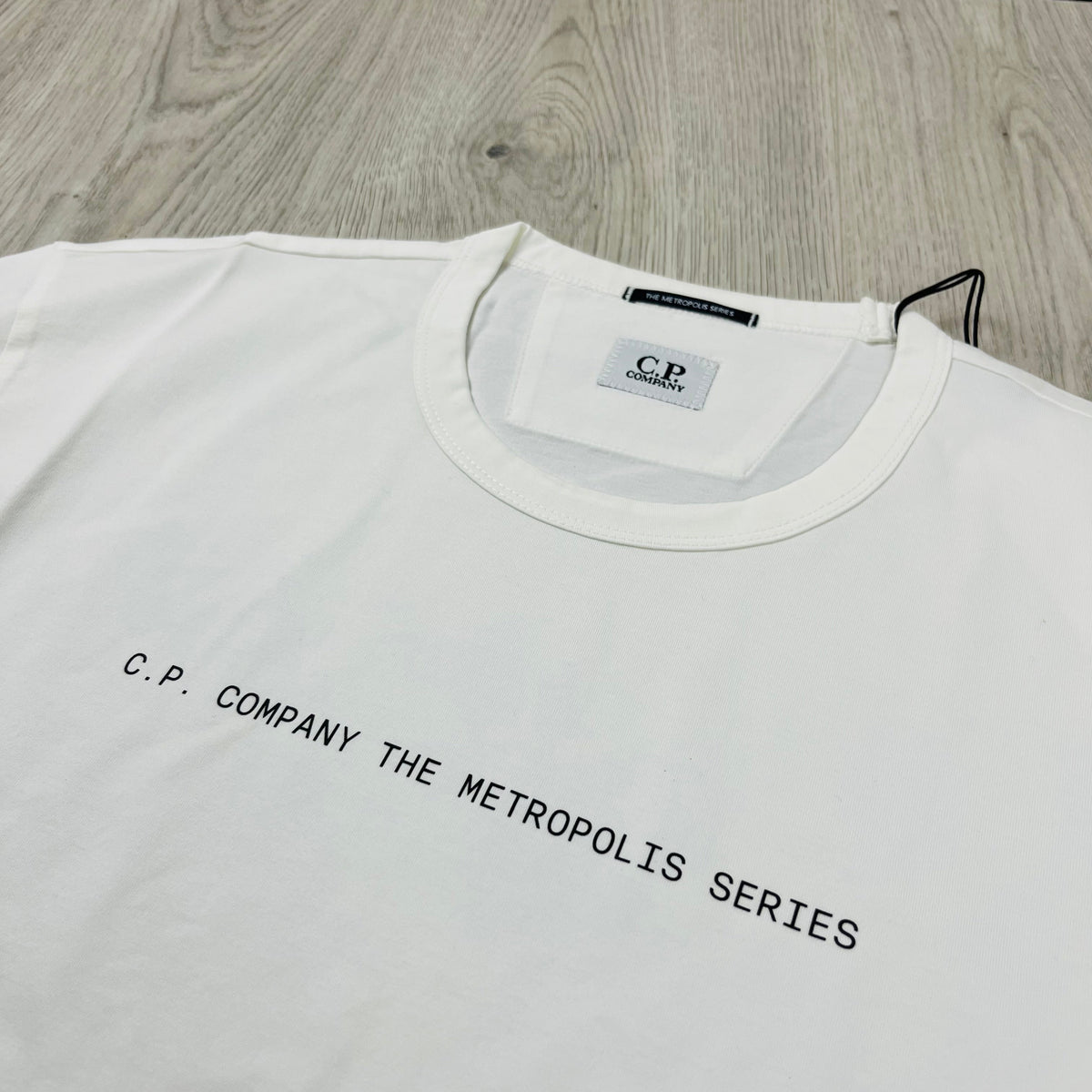 CP Company Metropolis T-Shirt - White Castmark
