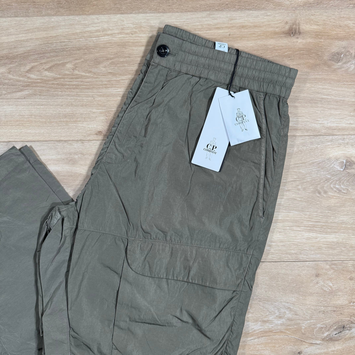 CP Company Chrome-R Loose Cargo Pants in Walnut Castmark
