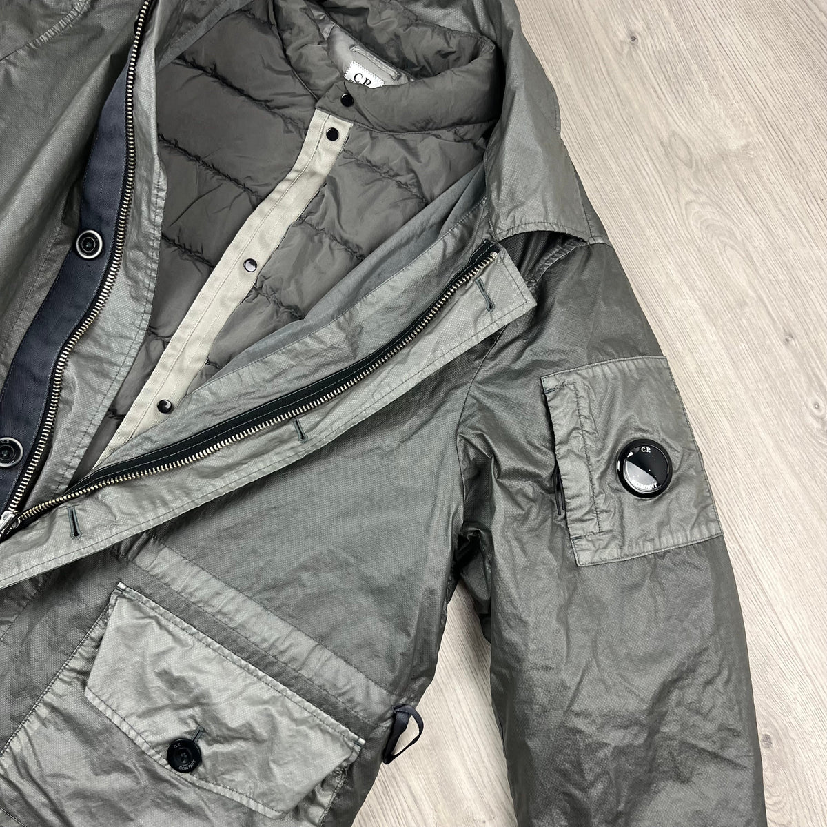 CP Company Opal Jacket - Gunmetal Castmark