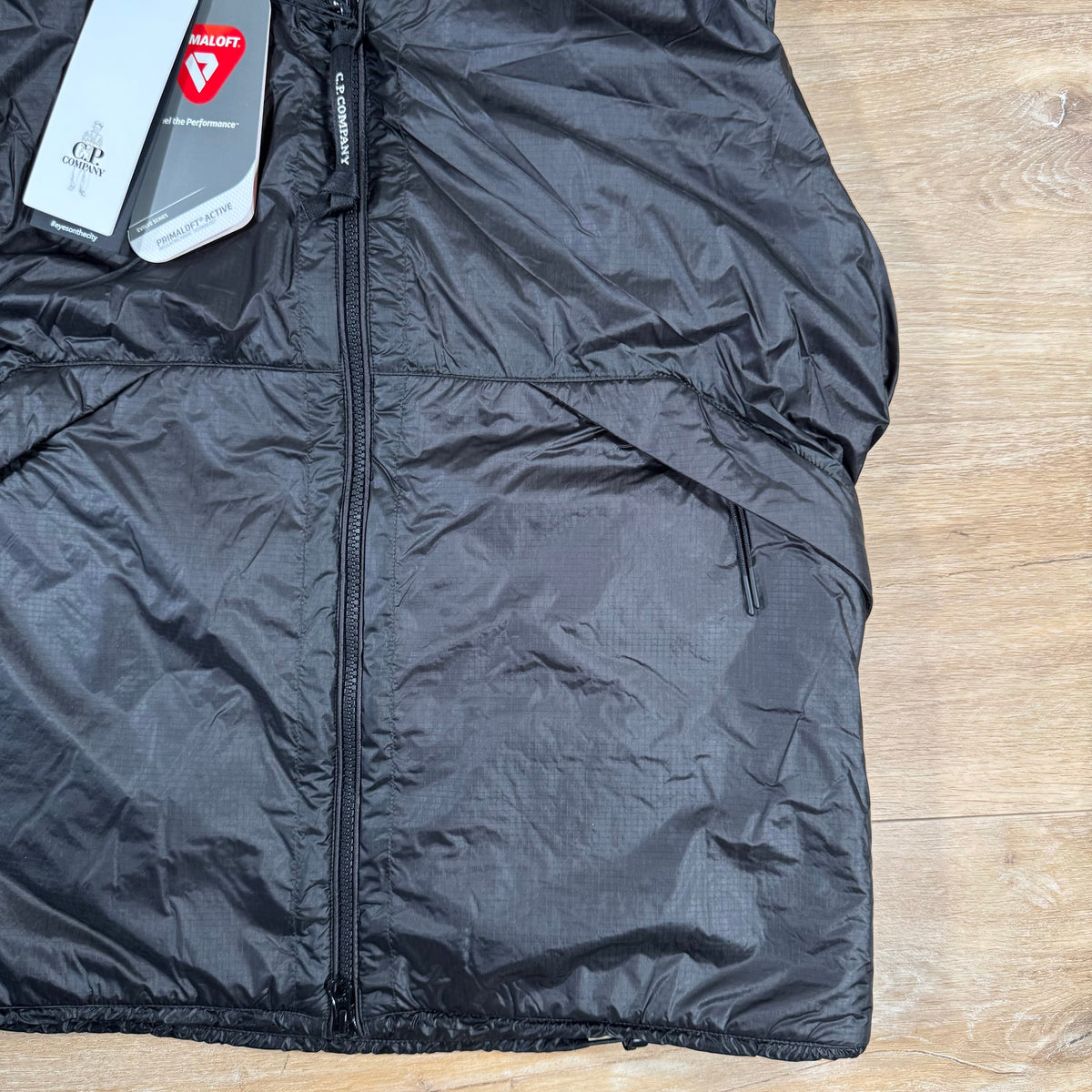 CP Company Nada Shell Primaloft Goggle Vest in Black Castmark
