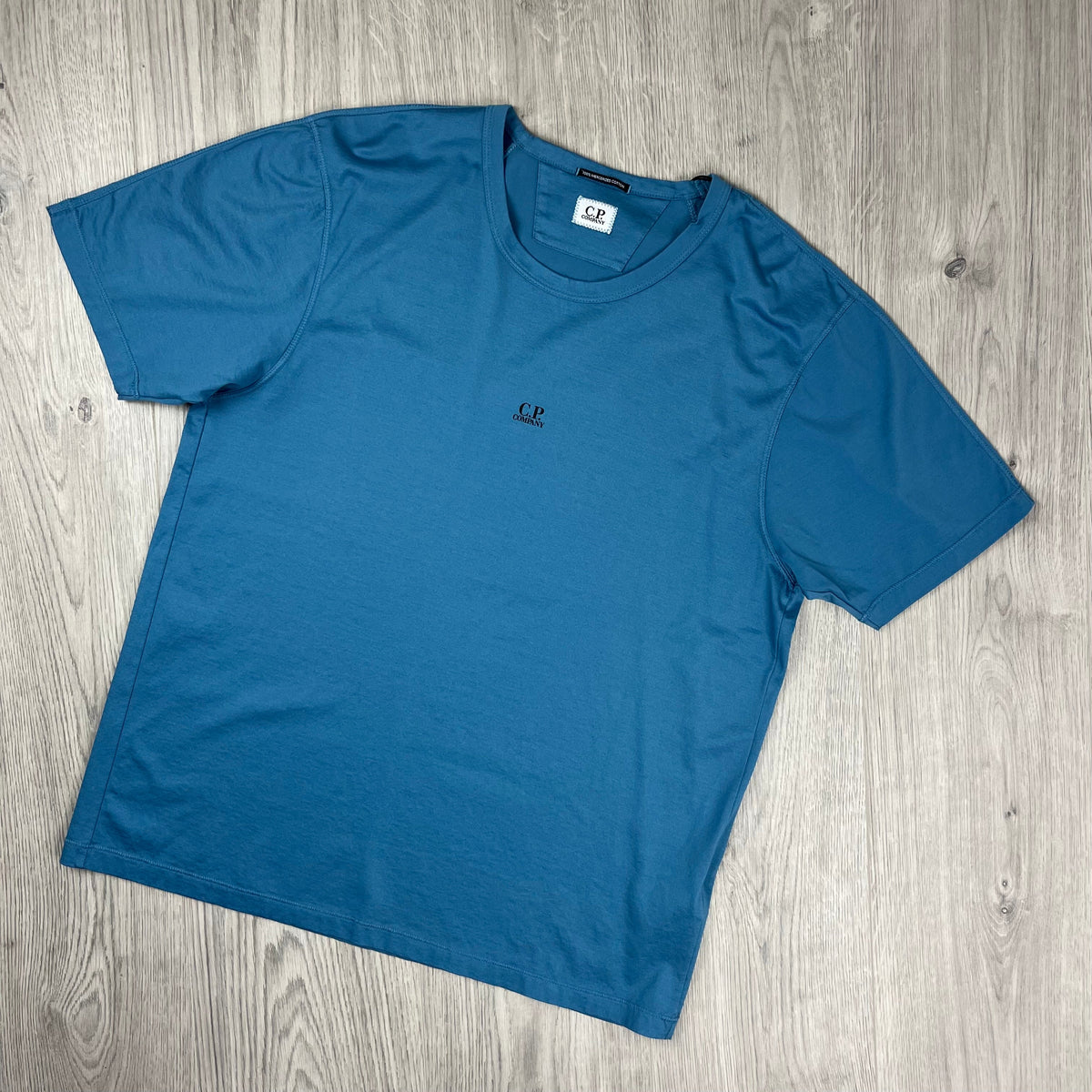CP Company Patch T-Shirt - Aegean Blue Castmark