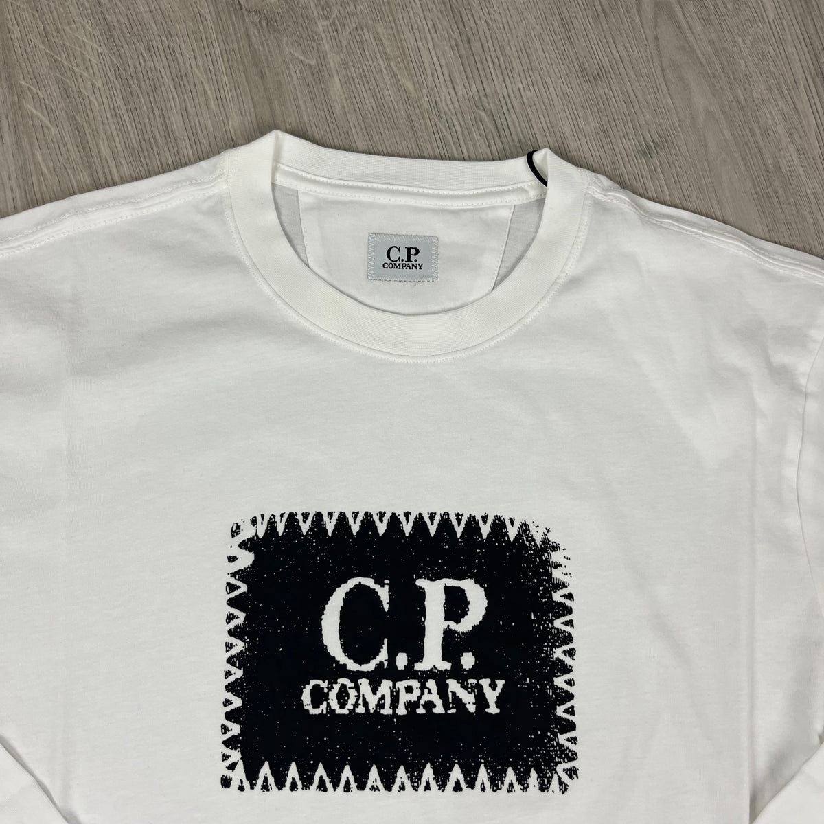 CP Company Stamp T-Shirt - White Castmark