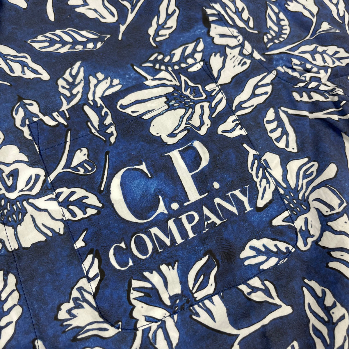CP Company Floral Shirt - Blue Castmark