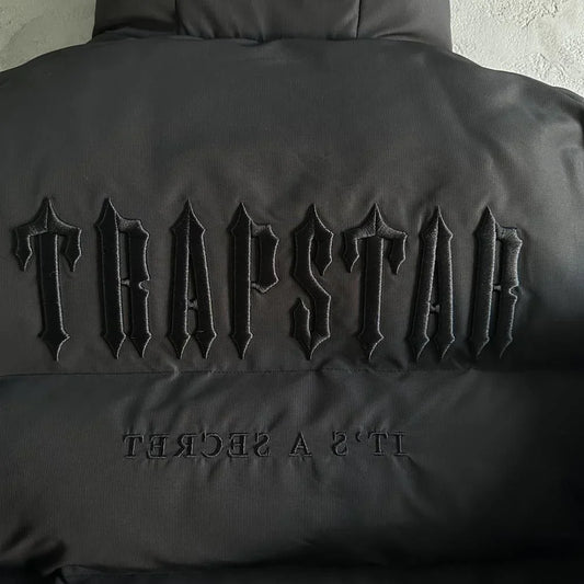 Trapstar Decoded 2.0 Hooded Puffer - Black/Black