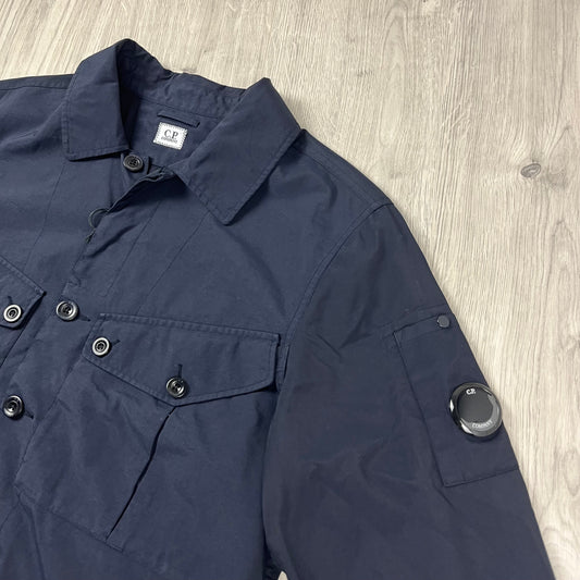 CP Company Taylon-P Overshirt - Navy Castmark