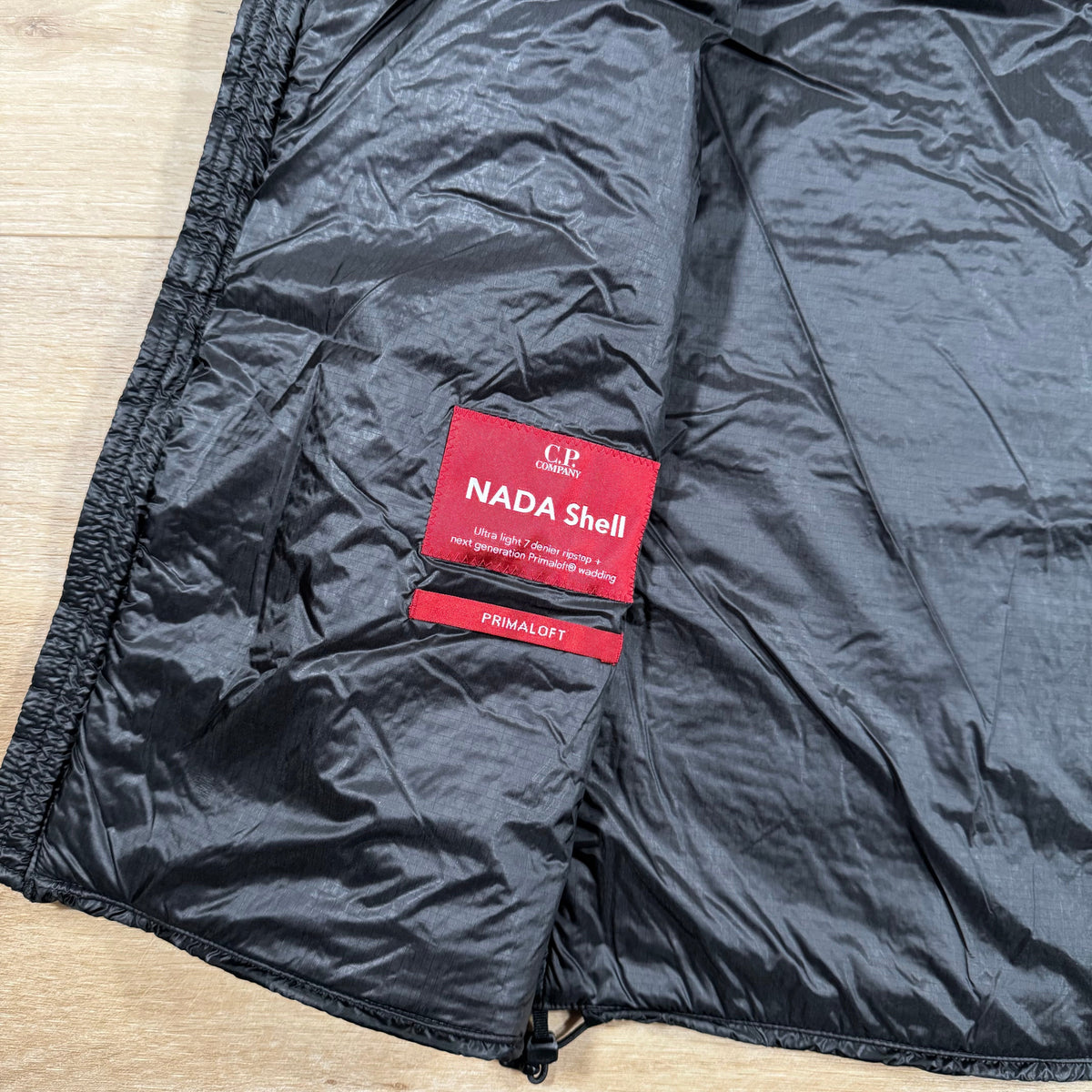 CP Company Nada Shell Goggle Vest in Black Castmark