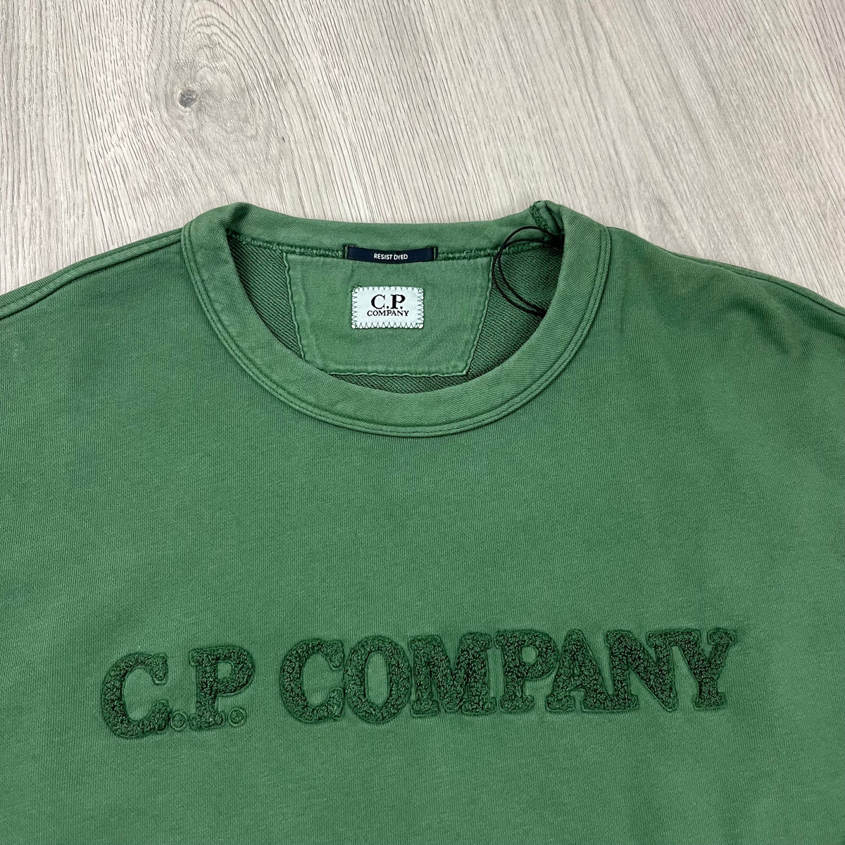 CP Company Sweatshirt - Duck Green Castmark