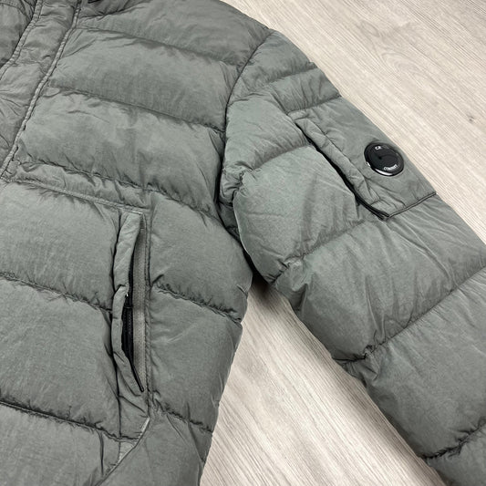 CP Company Chrome Down Jacket - Gunmetal Castmark