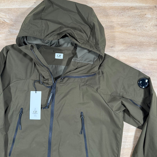 CP Company Pro-Tek Lens Jacket in Ivy Green Castmark