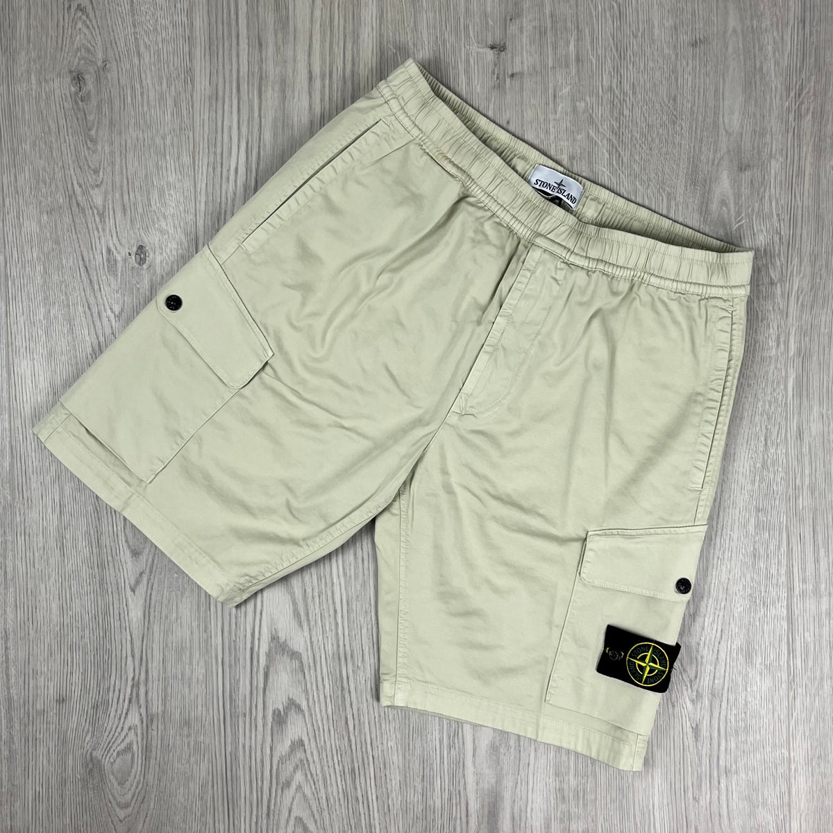 Stone Island Cargo Shorts - Sand Castmark