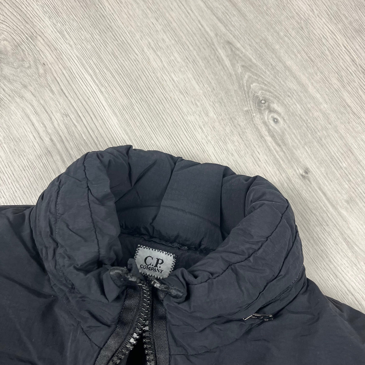 CP Company Chrome Down Jacket - Black Castmark
