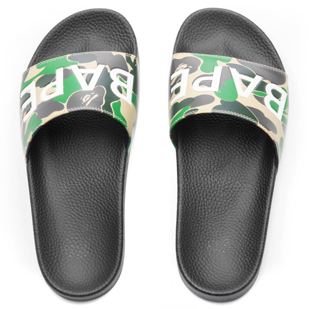 Abc Camo Slide Sandals - Green