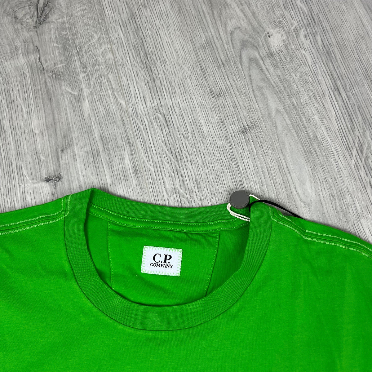 CP Company Printed T-Shirt - Green Castmark