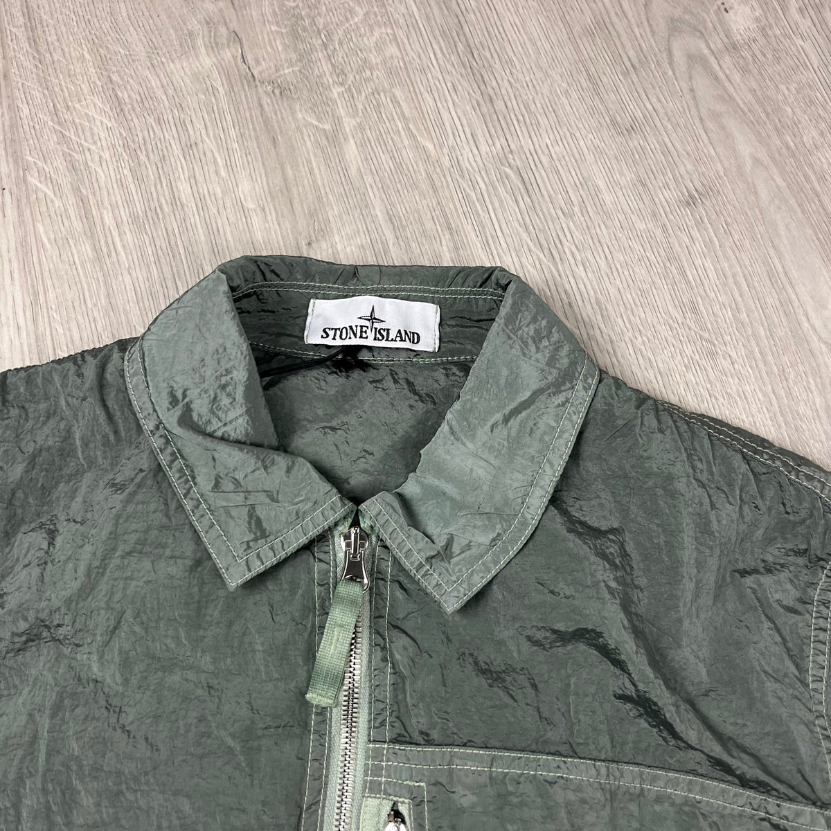 Stone Island Metal Overshirt - Sage Castmark