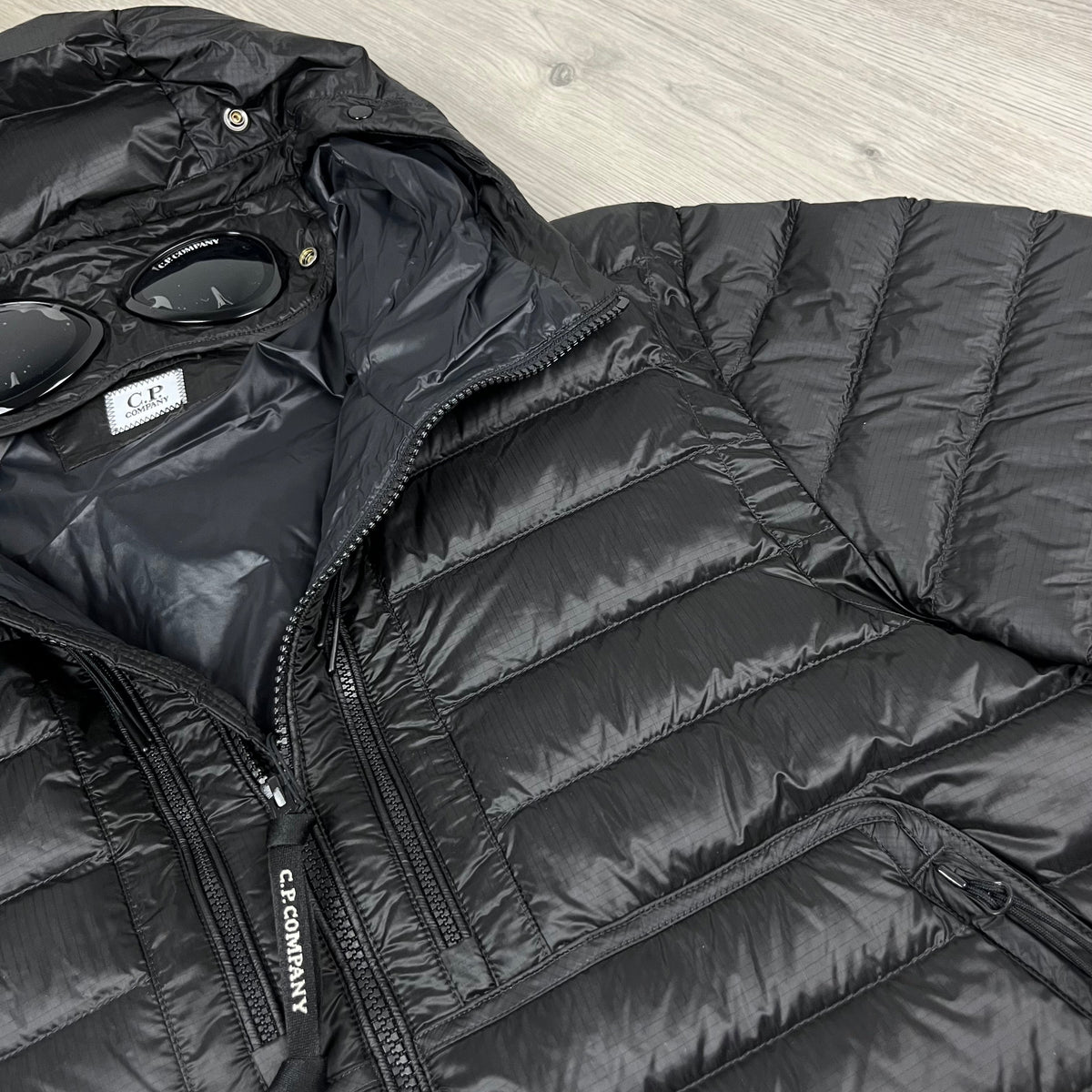 CP Company DD Goggle Jacket - Black Castmark