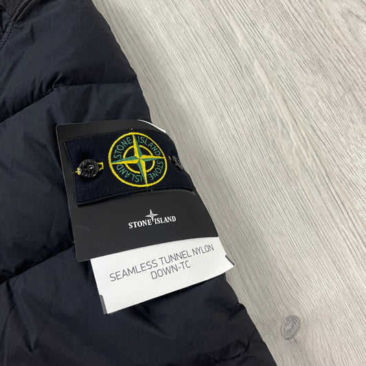 Stone Island Nylon Down Jacket - Black Castmark