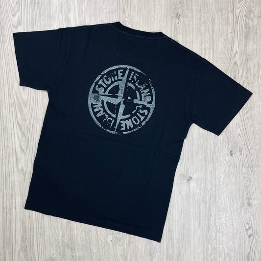 Stone Island Printed T-Shirt - Navy Castmark