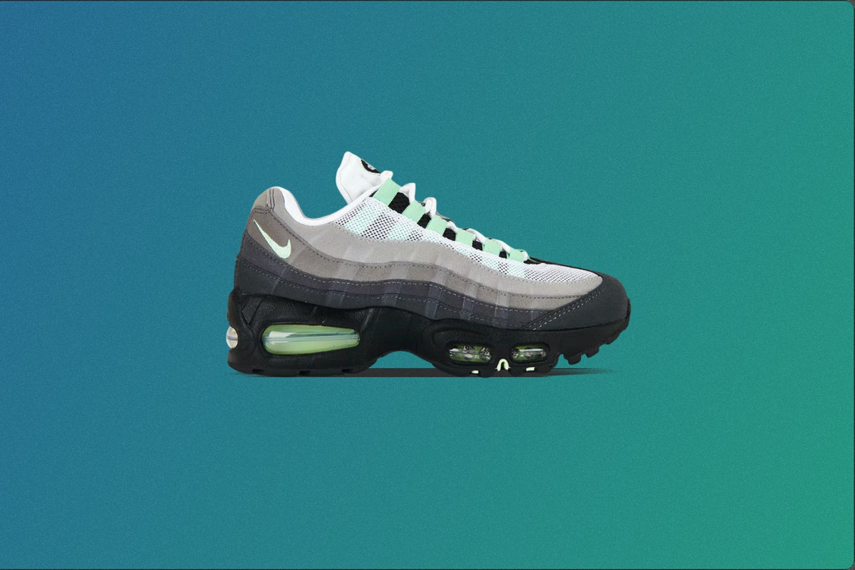Women's Air Max 95 OG 'Fresh Mint' - Black/Fresh Mint/White/Medium Grey