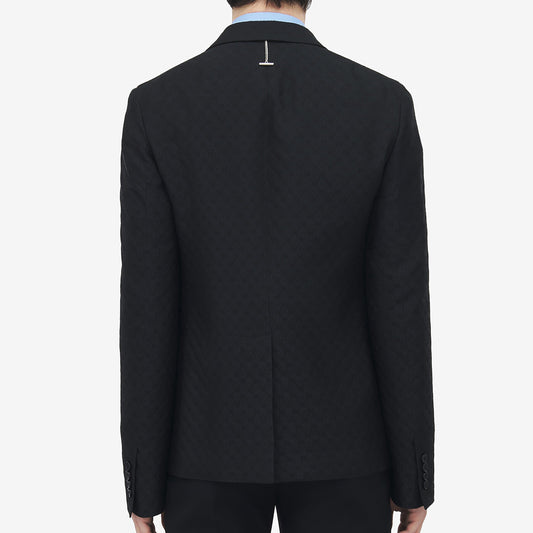 Alexander McQuuen Skull Jacquard Deconstructed Jacket