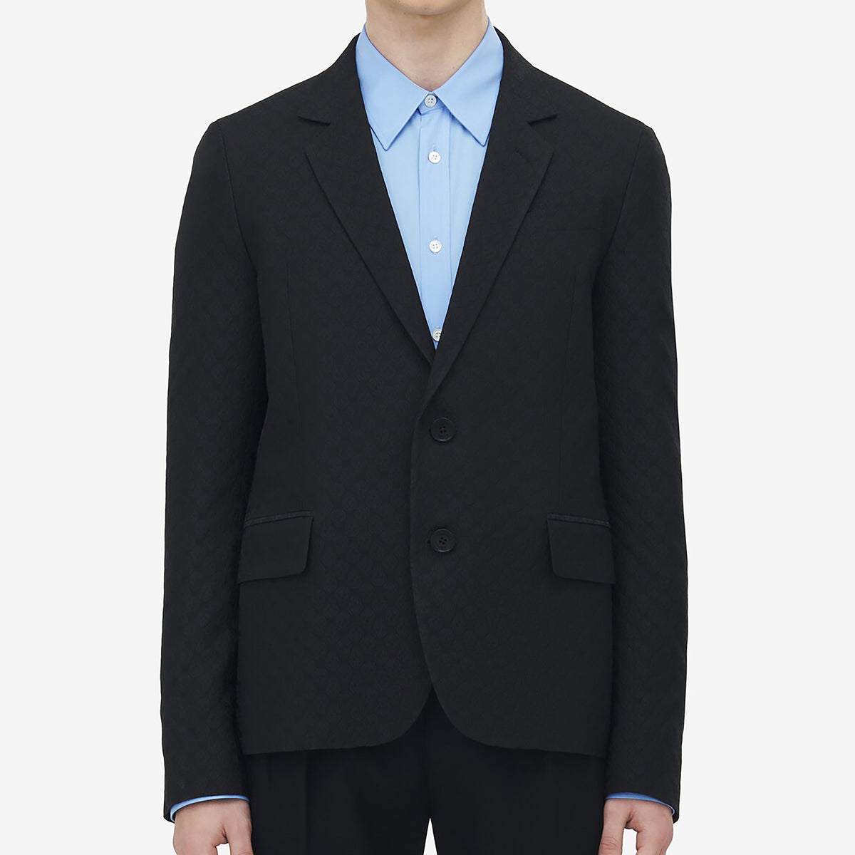 Alexander McQuuen Skull Jacquard Deconstructed Jacket