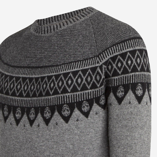 Alexander McQueen Skull Fair Isle Knitwear