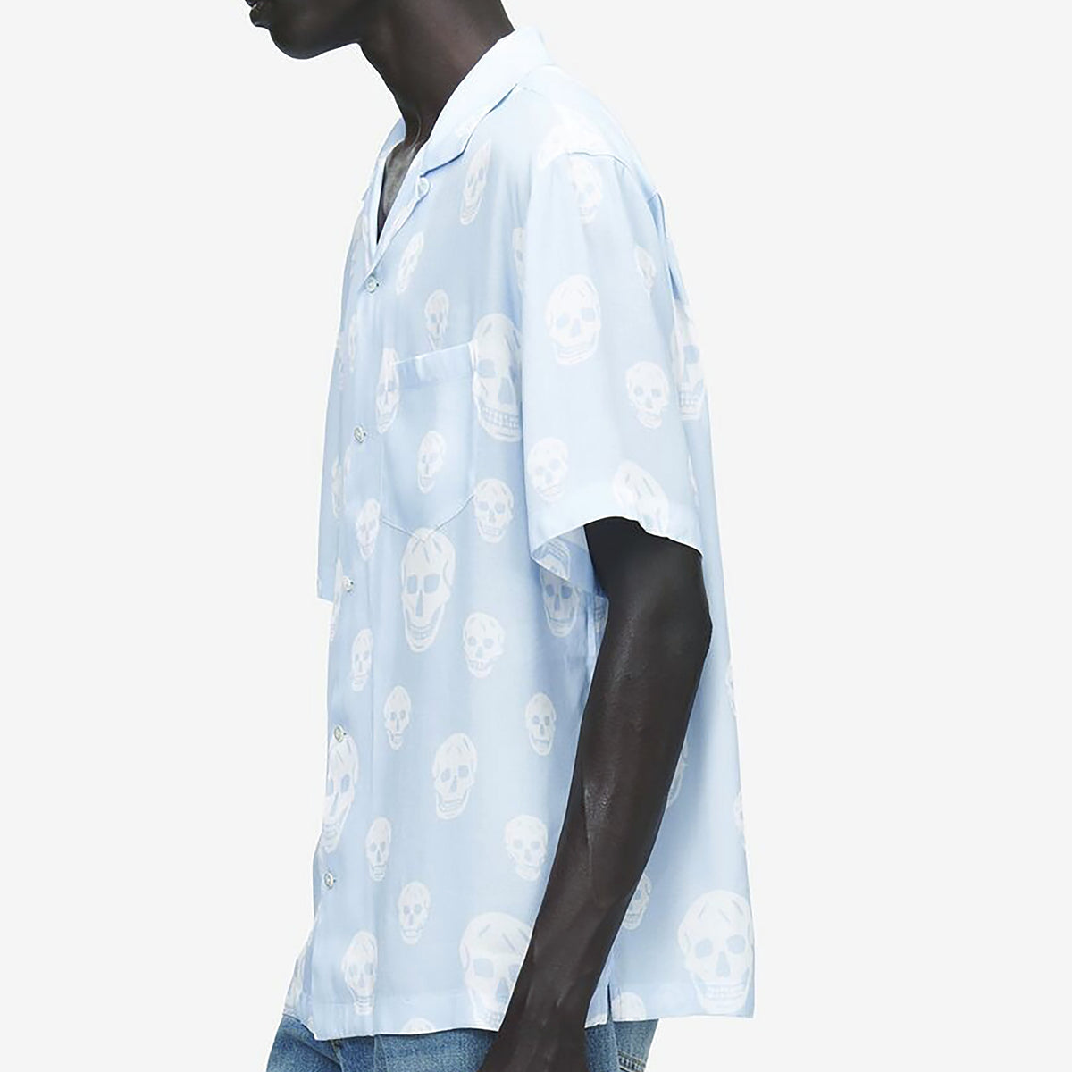 Alexander McQueen Skull Print Hawaiian Shirt
