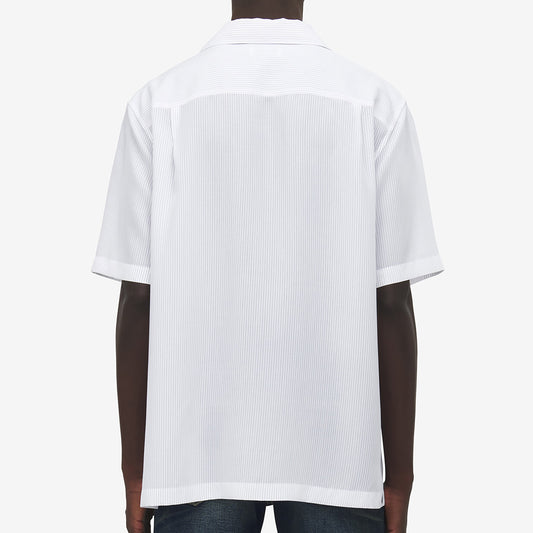 Alexander McQueen Striped Hawaiian Shirt