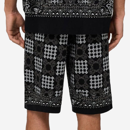 Amiri MA Quad Check Mesh Knit Short