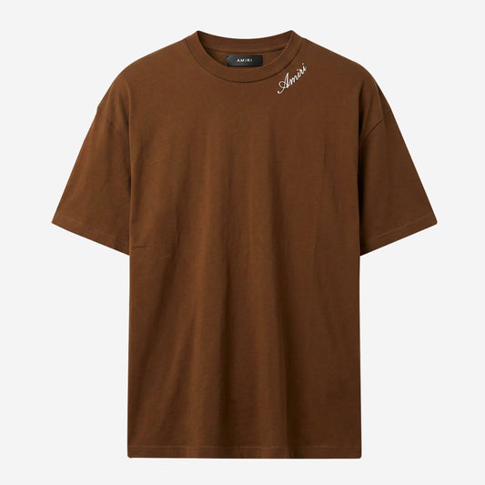 Amiri Script Neck T-Shirt
