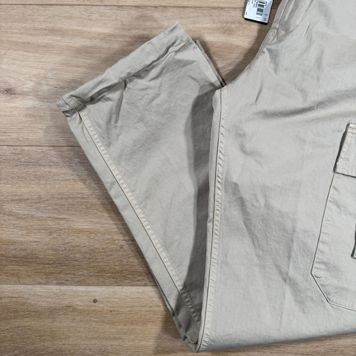 Stone Island Ghost Stretch Cargo Trousers in Beige Castmark