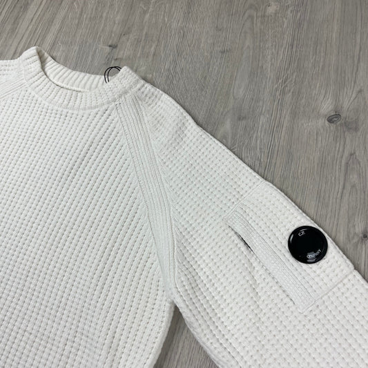 CP Company Chenille Sweatshirt - White Castmark