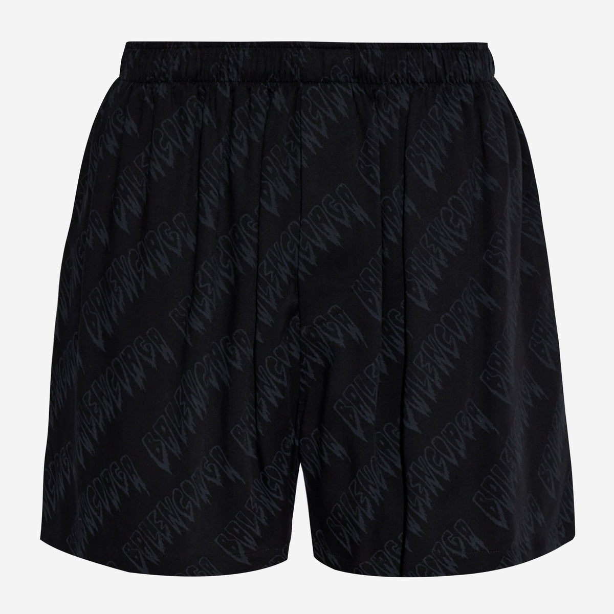Balenciaga Creeper Logo Print Shorts