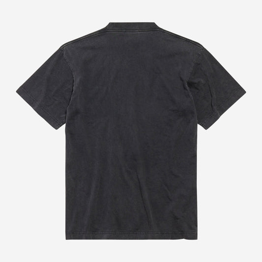Balenciaga Standard Regular Fit Faded Black T-Shirt