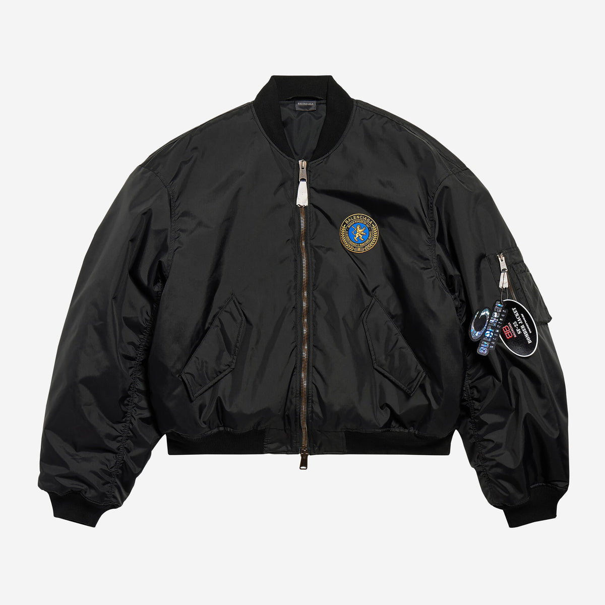 Balenciaga Large Fit Bomber Jacket