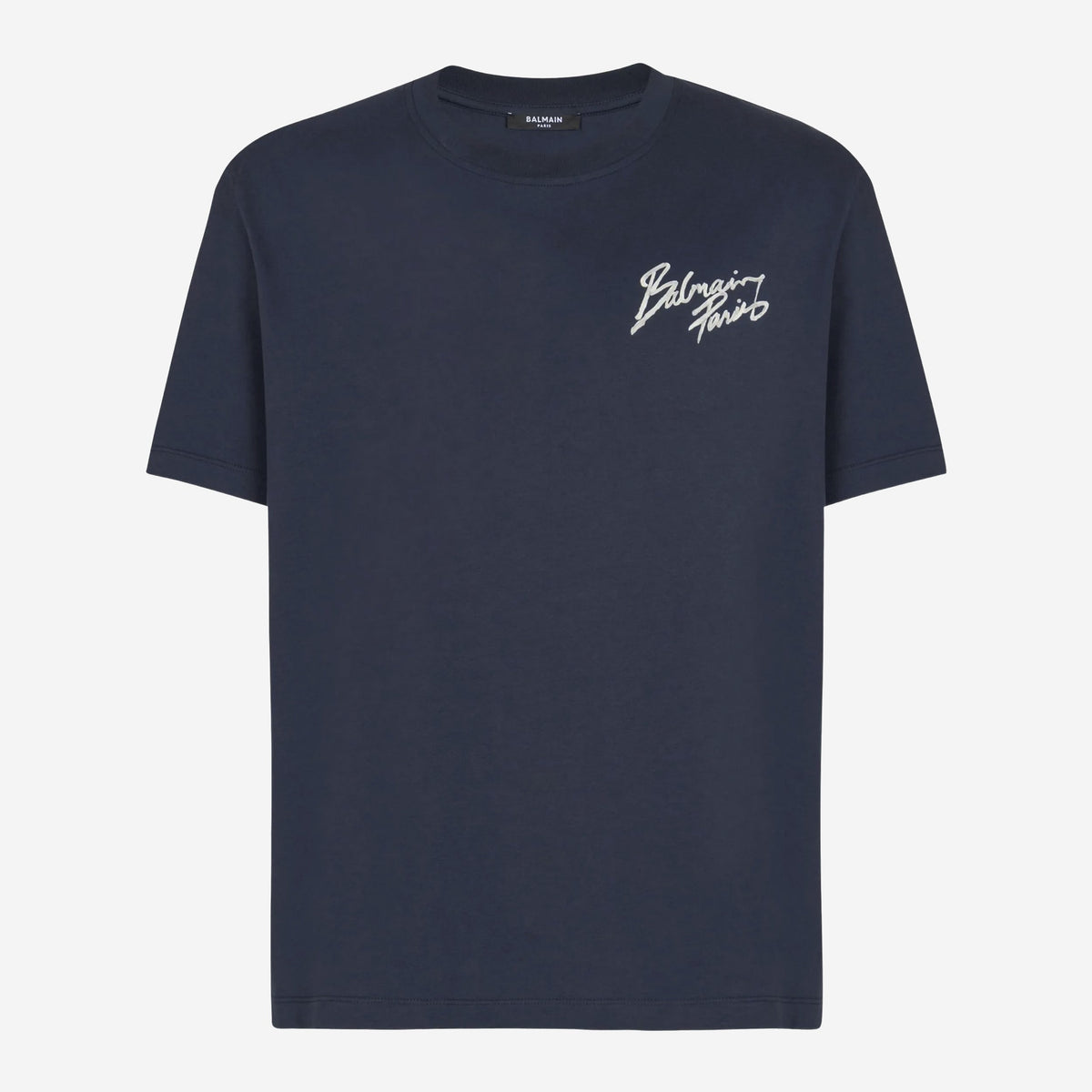 Balmain Small Balmain Paris Brush Print Logo T-Shirt