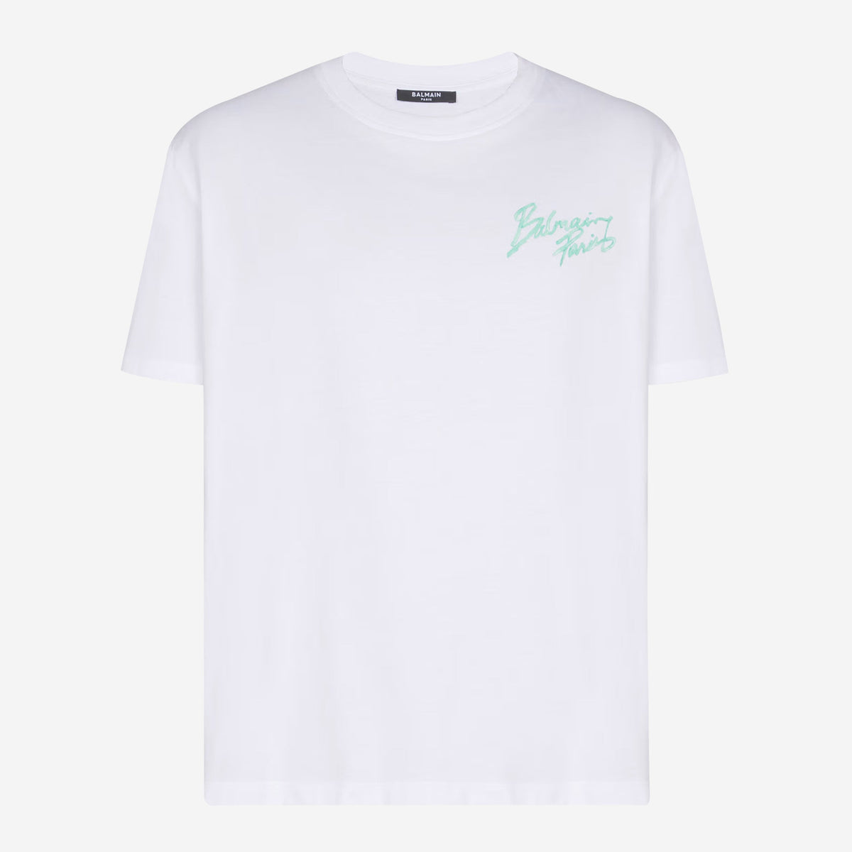 Balmain Small Balmain Paris Brush Print Logo T-Shirt