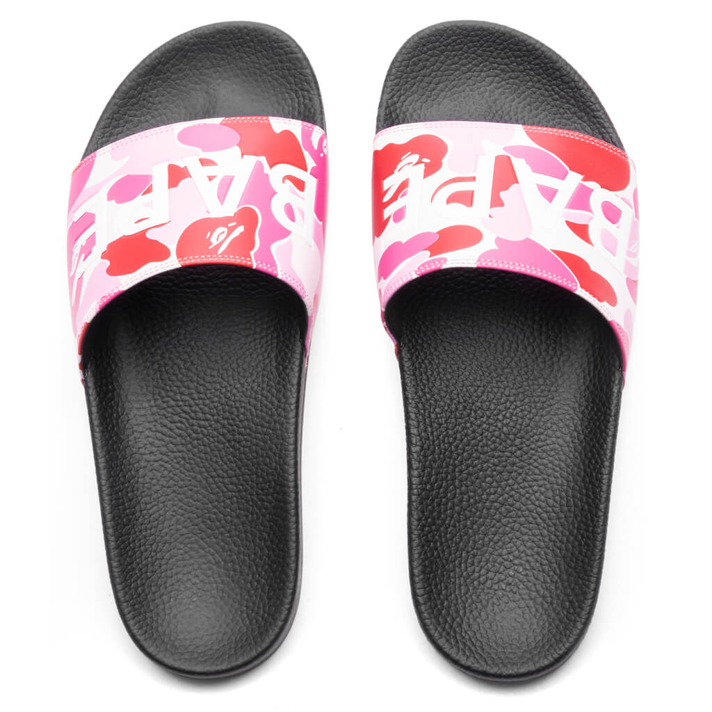 Abc Camo Slide Sandals - Pink