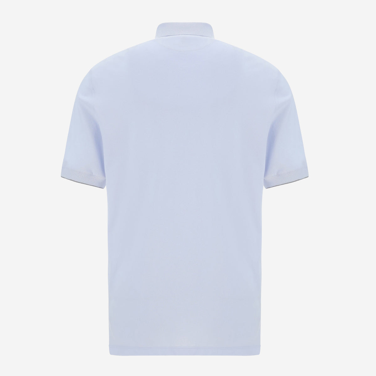 Brunello Cucinelli Cotton Embroidered Logo Polo Shirt