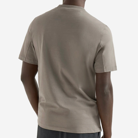 Brunello Cucinelli Cotton Jersey Logo Crew Neck T-Shirt