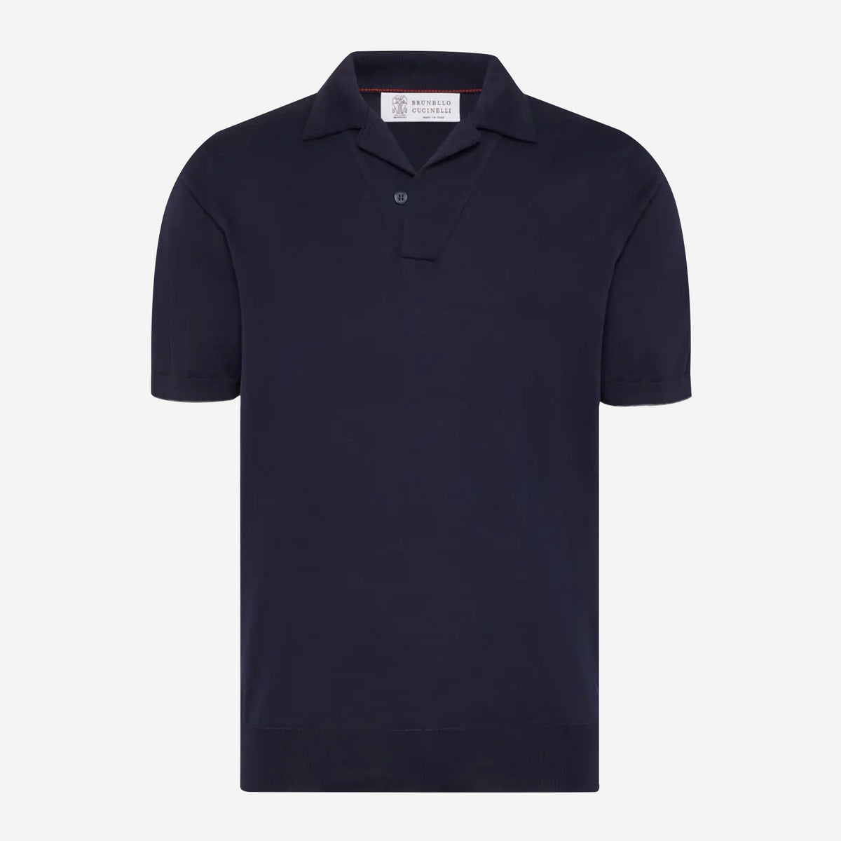 Brunello CucinelliI Lightweight Knit Camp Collar Polo