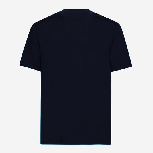 Brunello Cucinelli Cotton Jersey Logo Crew Neck T-Shirt