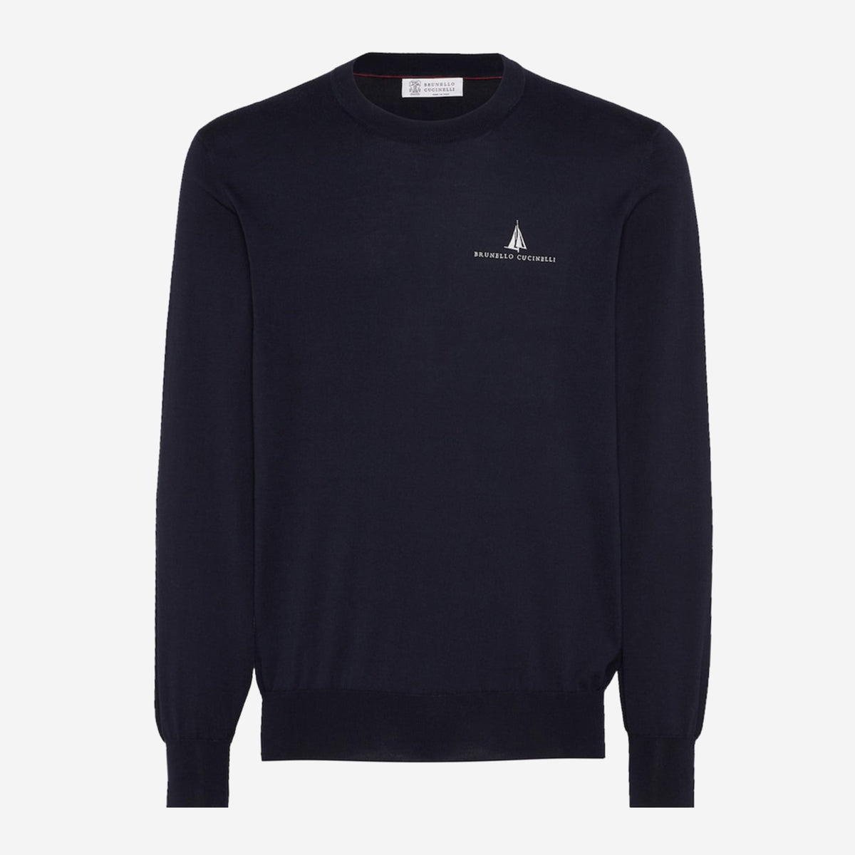 Brunello Cucinelli Cotton Lightweight Embroidered Knitwear
