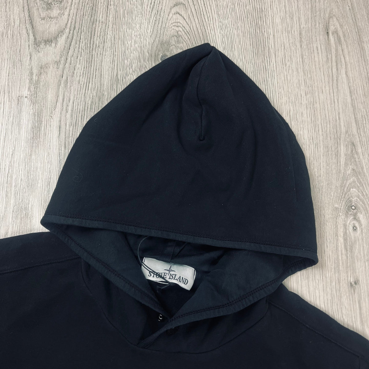 Stone Island Dyed Hoodie - Black Castmark